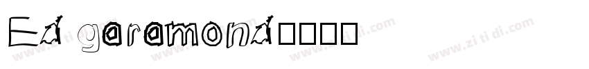 Ed garamond字体转换